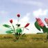 JT Assorted Flower Plants 3, HO-Scale, (12 per pack)