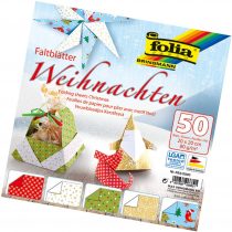 Folia folding sheets, 50 sheets in 10 designs, ideal for beautiful folding figures and shapes