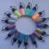 10 x different glitter colours puffer bottles (15 grams) for glitter tattoos red white silver gold purple bronze yellow purple fundraising for tattoos SALE
