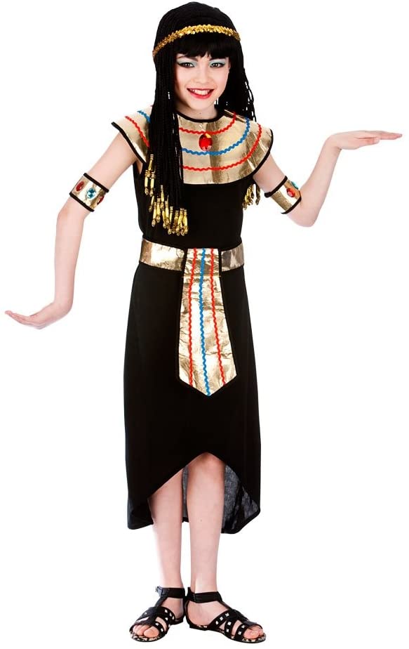 Girls Kids Egyptian Queen Fancy Dress Costume (Large) – TopToy