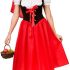 Adult Ladies Red Riding Hood Fancy Dress Costume (Small)