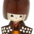 Usaburo Japanese Kokeshi Doll, Hana's Yukata