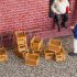 POLA 333208&nbsp;&ndash;&nbsp;10x Empty Boxes, Accessories for Model Railway, Model Making