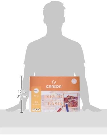 Carta Guarro Canson A4 185g - Confezione Da 50 Fogli Rosso - Per Ufficio E Arte