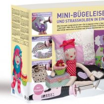 Pebaro Mini Iron & Rhinestone Iron Craft Kit-14 Different Attachments-Fabric & Rhinestones, 19 x 23 x 8,5 cm