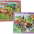 Schmidt Spiele 2er-Set Rahmenpuzzle Pferde 16 und 24 Teile