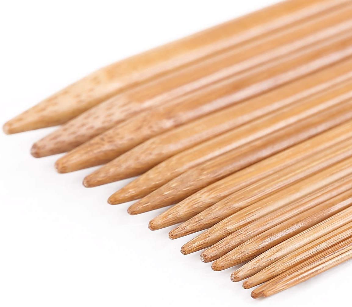 Bamboo Knitting Needles Set of 75 in 15 Sizes – TopToy