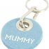 Weddix 'Felt Pad Mummy Key Ring&nbsp;&ndash;&nbsp;Light Blue&nbsp;&ndash;&nbsp;Soft Keyring for best mum Solid Wool Felt
