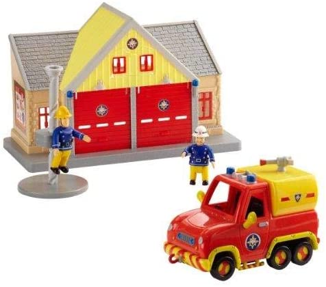 Fireman  Sam Rescue Fire Station With Pole 