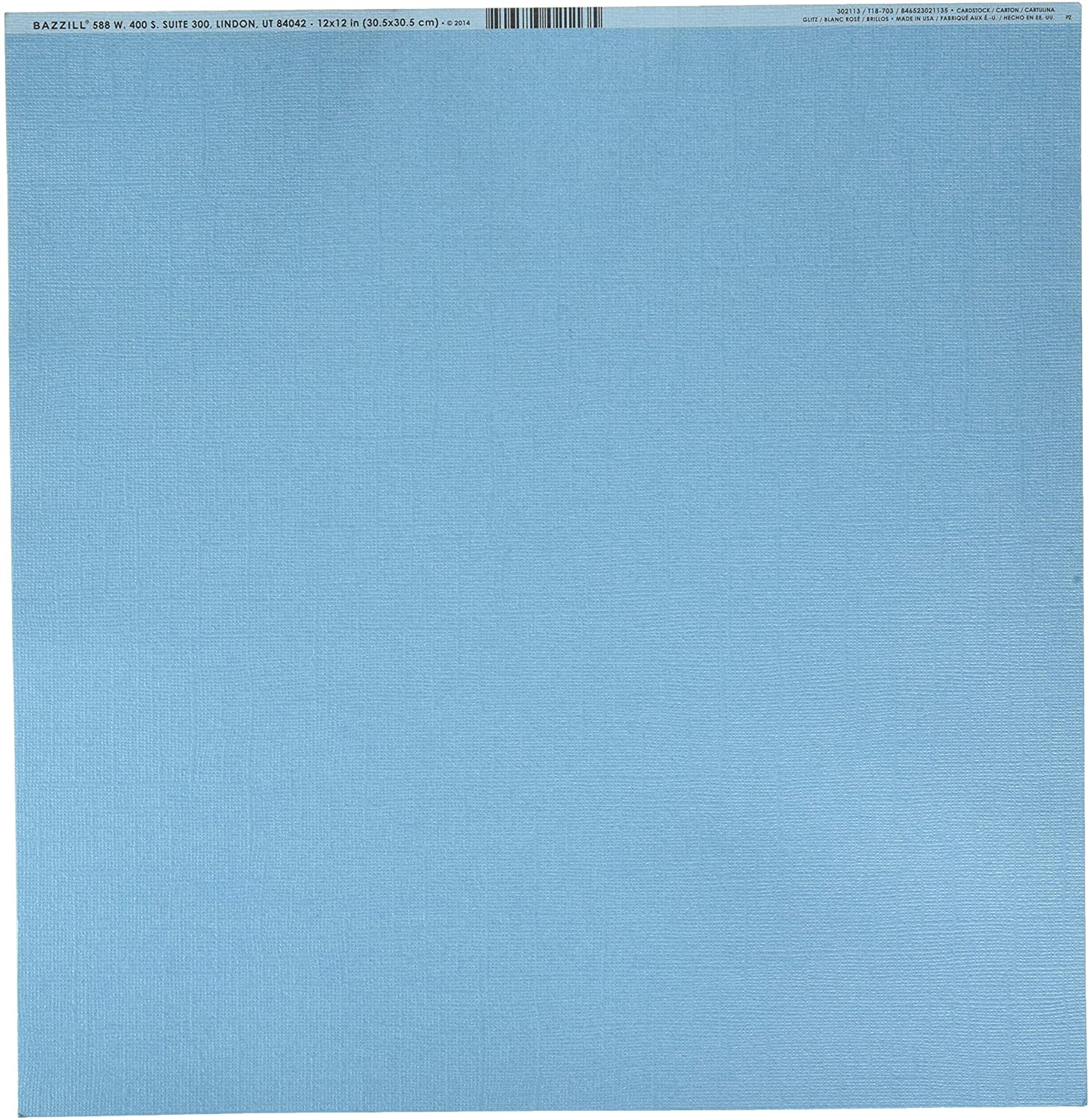 Bazzill Basics Paper ScrapBooking Sheets Bling Glitz, BluePack of 25