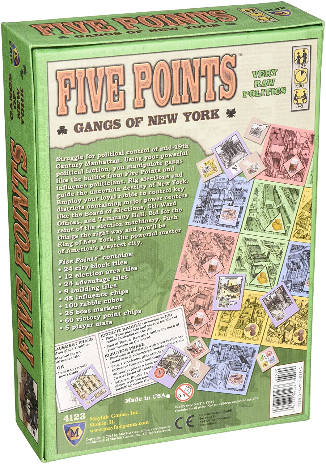 Mayfair Games Five Points Gangs of New York Board Game TopToy