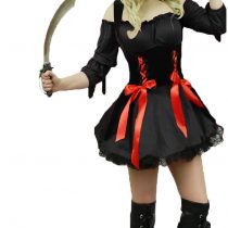 Yummy Bee - Pirate Costume Women - Adult Pirate Costume - Ladies Fancy Dress Outfit - Hat Sword