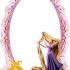 Children's Mirror for Children's Bedroom Rapunzel