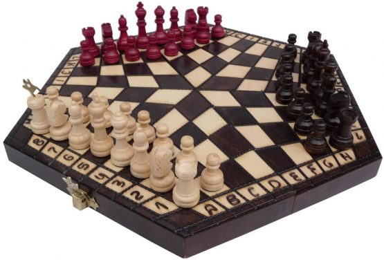 ChessEbook 3 PLAYER CHESS set 32 x 28 cm 
