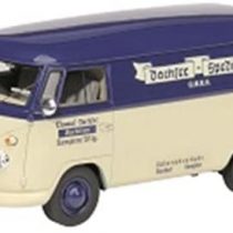 Schuco 450892100 - VW Transporter T1, Van DACHSER SPEDITION, Resin, Scale 1:3 2, Blue/Yellow