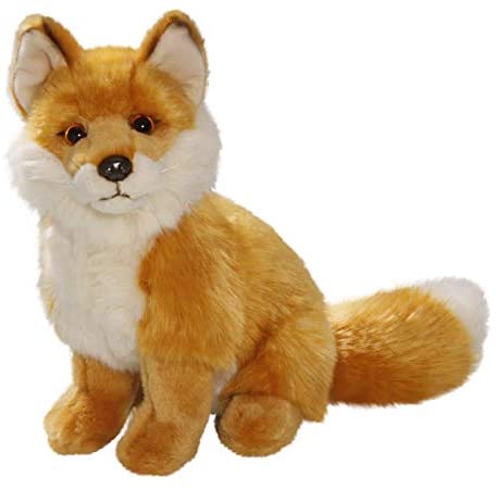 Carl Dick Fox sitting 11 inches, 28cm, Plush Toy, Soft Toy 2957002