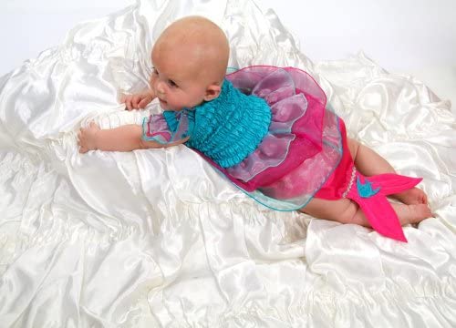 12 months Toddler Mermaid Costume Lucy Locket Baby Adorable Handmade Toddler Fancy Dress Costume