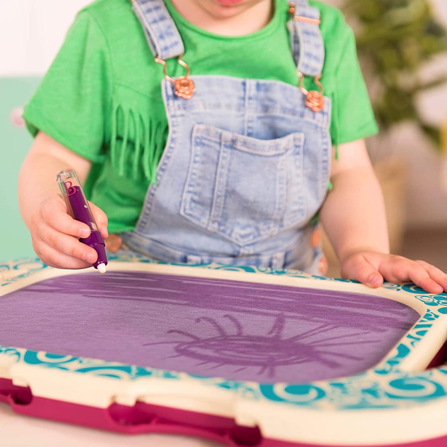 B. Toys BX1294Z Toulouse Laptrec-Magnetic Drawing Board for Toddlers, Multicolor - Image 4