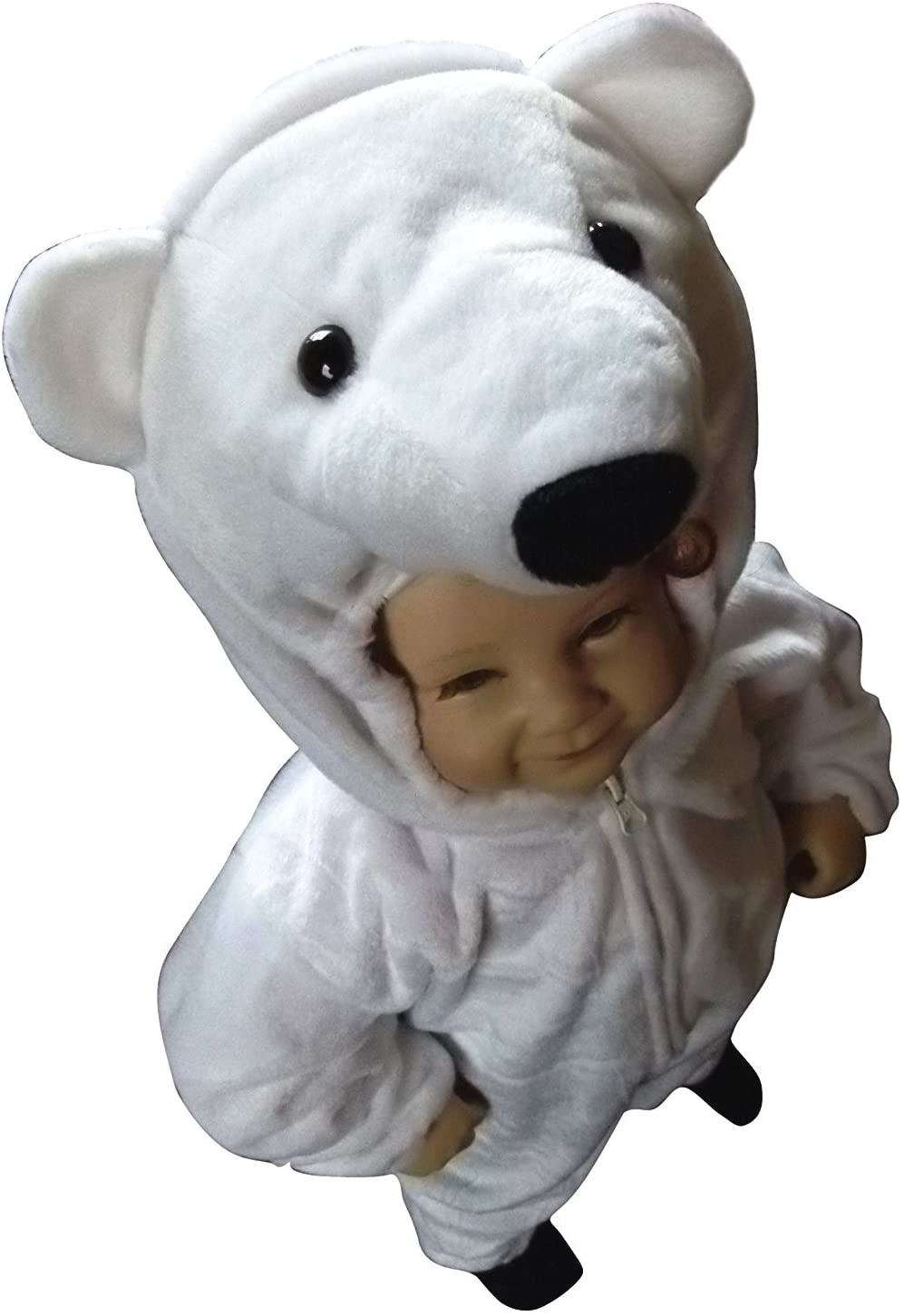 Seruna F24 90 cm polar bear costume for kids, size 8086, polar bear
