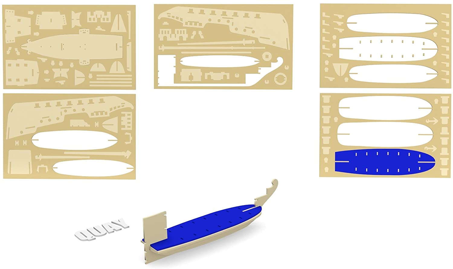 Quay Riccio Woodcraft Kit di Costruzione FSC • EUR 13,40