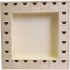 Artemio Square Wooden Advent Calendar, Wood, Beige, 39 x 39, 5 x 6, 5 cm