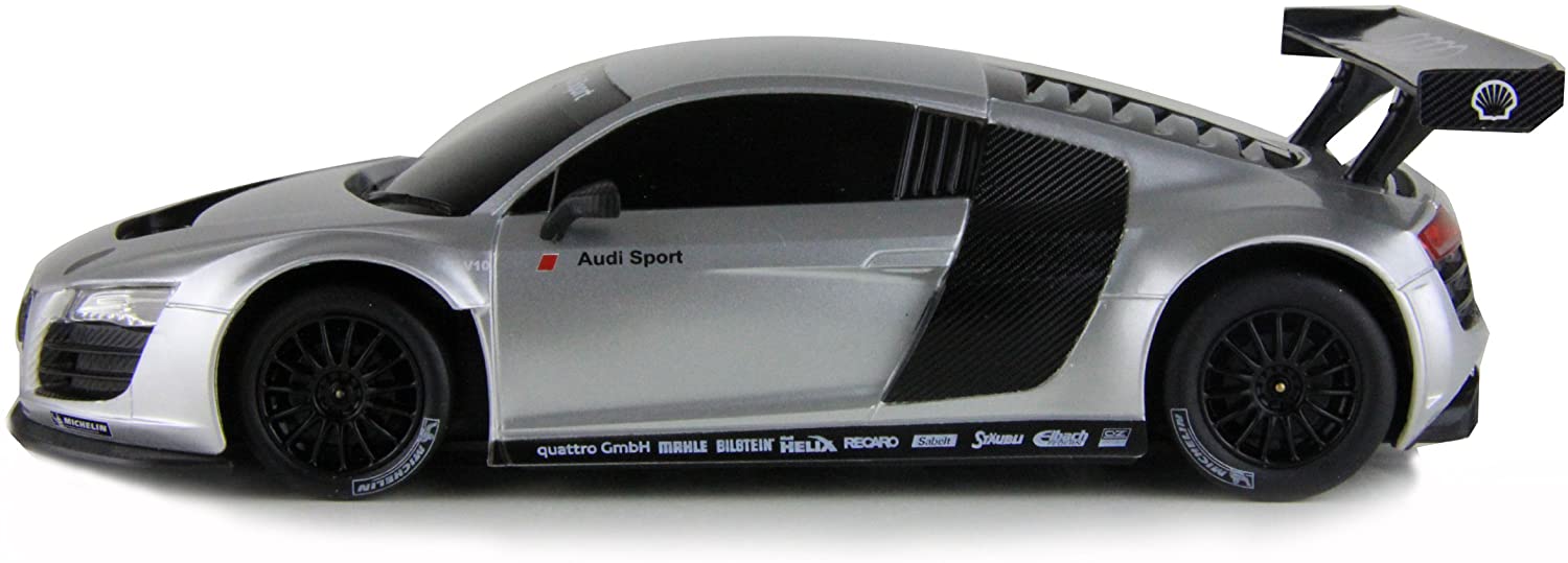 Rastar 46800 Audi R8 Radio Control Car Red And White 1 24 Scale Toptoy