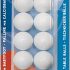 Garlando Unisex's Standard Table Football Balls Foosballs, White, 33.1 mm