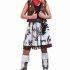 Fyasa 701983-T04 Cowgirl Fancy Dress Costume for 12 Years Above, Multi-Color, Large