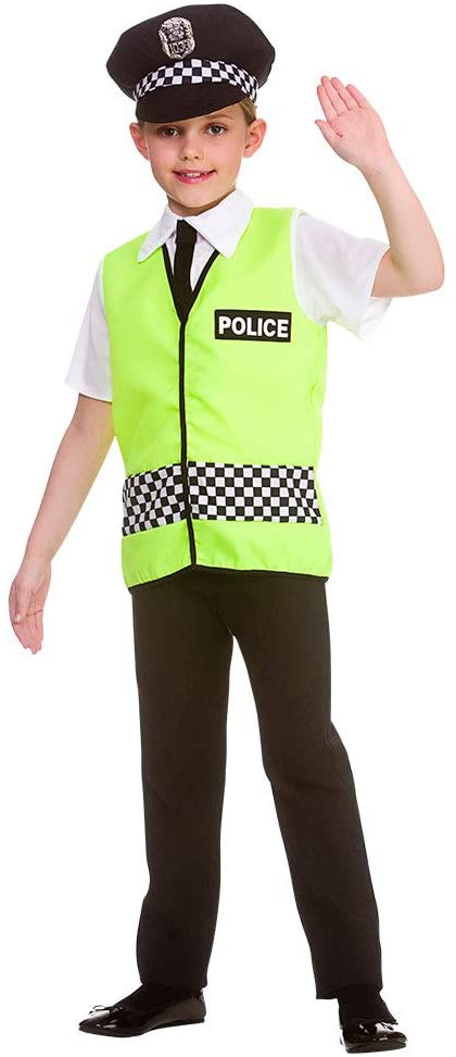 Kids Police Uniform Fancy Dress Costume (3-4 years) – TopToy