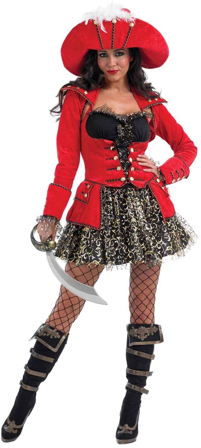 Fun Shack Adult Buccaneer Pirate Girl Costume - Small
