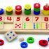 Viga Wooden Count & Match Numbers Set - Childrens Maths Learning Toy