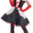 Womens Fairytale Queen Costume Adults Book Character Short Dress - Large