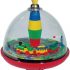Lena 52120 tin Toys Panorama &Oslash;19 cm, Plastic Humming, Classical Pump Mechanism, Musical Locomotive, Stand, Spinning top for Children from 18 Months, Colourful