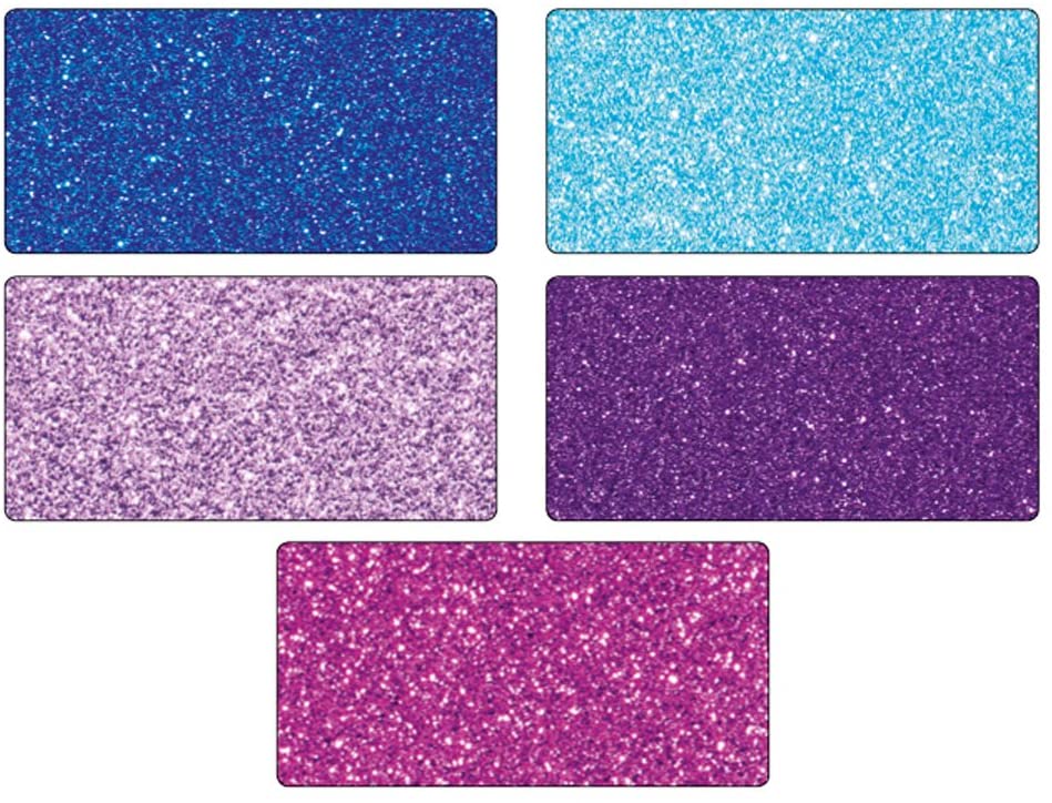 Folia 85249 Card Glitter Ice, 24 x 34 cm 5 Sheets, Assorted - Image 2