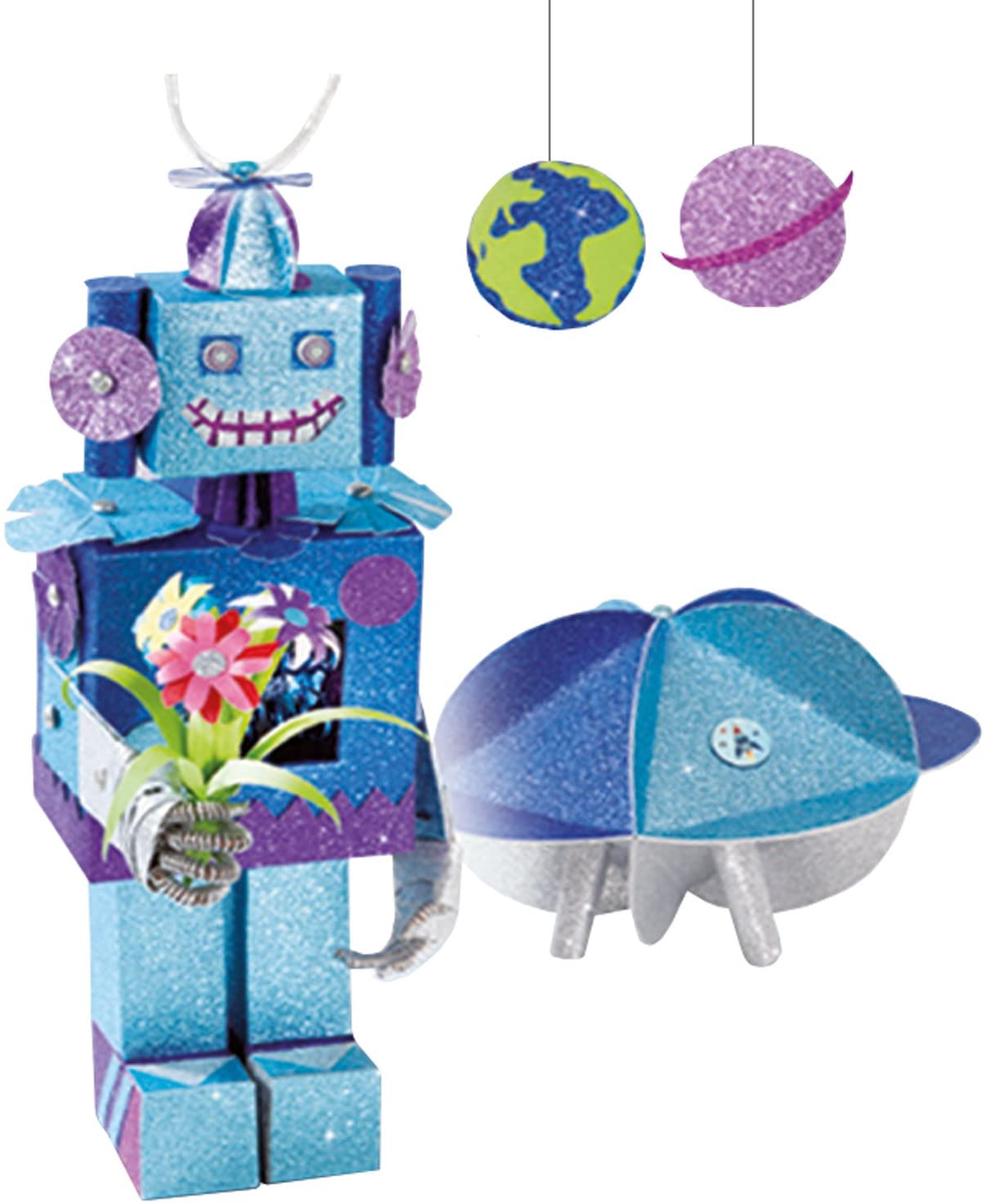 Folia 85249 Card Glitter Ice, 24 x 34 cm 5 Sheets, Assorted - Image 3