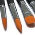 7 Toray Artist's Brushes - Pointed / Cat's Tongue - for Acrylic and Watercolour Painting