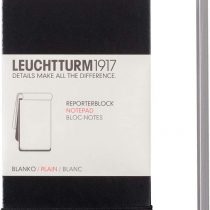 Leuchtter1917 (316831) Reporter Notepad Pocket (A6) Hardcover, 94 Numbered Pages (94 Sheets), Plain