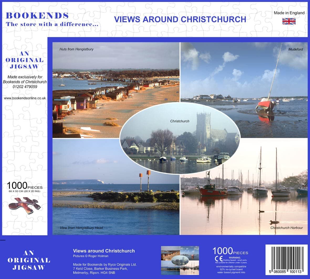 1000 Piece Jigsaw Puzzle Views Around Christchurch No.2 Dorset