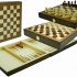 Large Wooden Folding Chess, Draughts & Backgammon games compendium