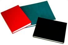 Hahnemuhle Sketch Book D&S, 140gsm Book, Black with stitched binding, 25x25cm - Image 4