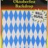 Beistle Oktoberfest Backdrop, Blue/White, Package of 1