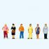Preiser 79222 Women Standing (6) Figure Set