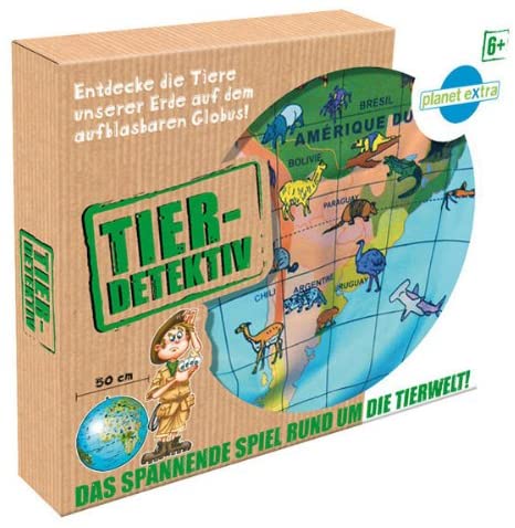 HCM Kinzel Caly 76115 - Gioco Tierdetektiv, Mappa Gonfiabile, Curiosità Sugli Animali, Per Bambini (Lingua Tedesca)
