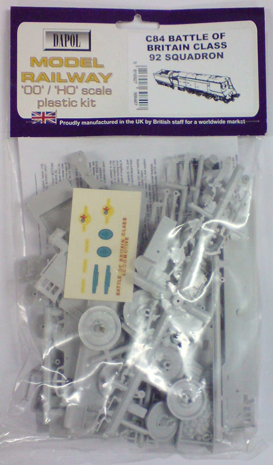 Dapol Model Battle of Britain 92 Squadron Locomotive Plastic Kit - OO Scale 1/76