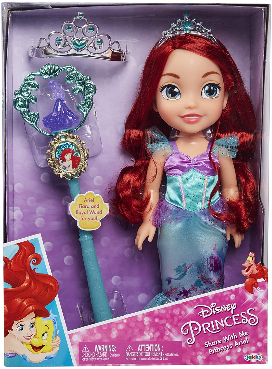 Disney Princess 84302 Ariel Toddler Doll And Accessories, Multi – TopToy