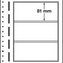 Leuchtturm1917 LIGHTHOUSE LB-Blank sheets, 3-way division, 190x 81 mm