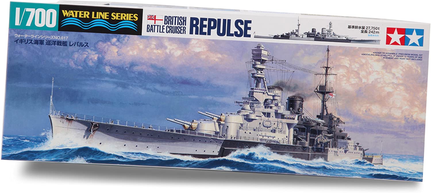 T2M 31617 Tamiya British Battle Cruiser Repulse Scale 1:700 – TopToy