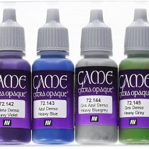 Vallejo Game Color Extra Opaque Acrylic Paint Set - Assorted Colours (Pack of 8)