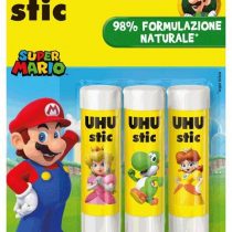 UHU Stic - Glue Stick, Pack of 3 (3 x 8.2g), Assorted Models