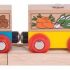Bigjigs Rail Fruit and Veg Train - Other Major Wooden Rail Brands are Compatible